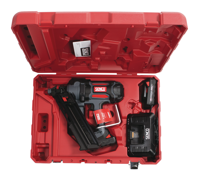 Senco Akku-Streifennagler F-35XP 34° D-Kopf inkl. 2 Akkus, Ladegerät und Koffer