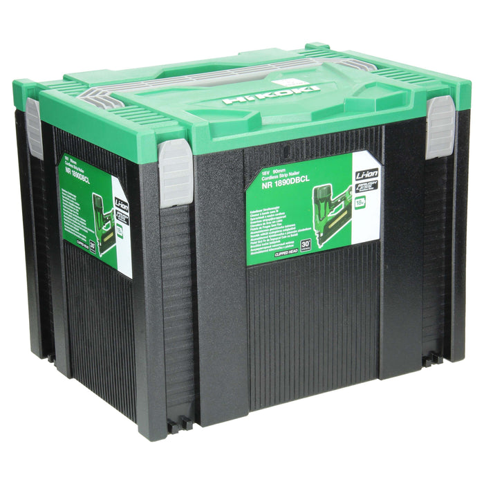 Hikoki Akku Klammergerät N1804DAW6Z inkl. 2 Akkus ( 2.0Ah ), Ladegerät und Koffer