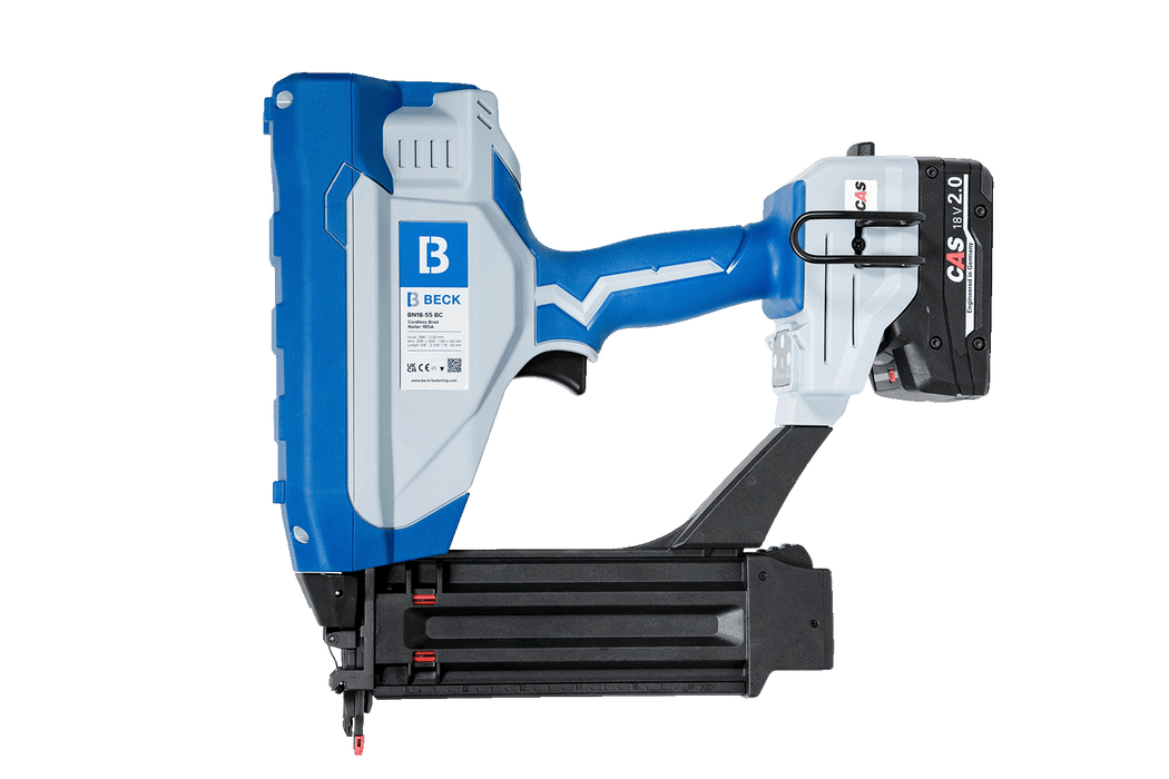 BECK BN18-55BC Akku-Stauchkopfnagler inkl. 2 CAS-Akkus 2,0Ah und Ladegerät