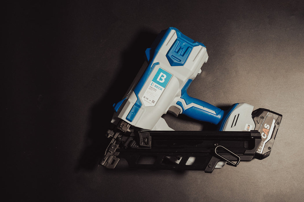 BECK FSN33-90 BC Akku-Streifennagler inkl. 2 CAS-Akkus 4,0Ah und Ladegerät